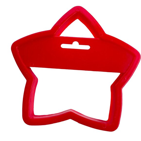 Wilton Red Star-Shaped Cookie Cutter 5 Inch Vintage - Picture 3 of 5